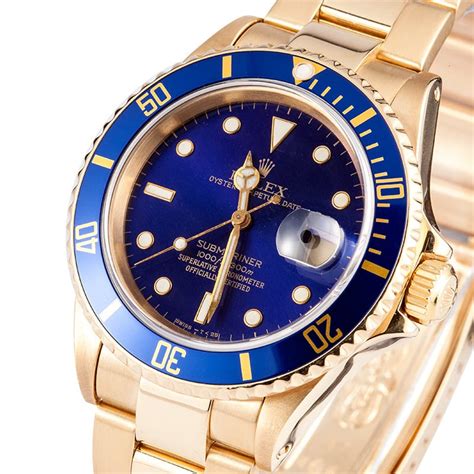 cheap used gold rolex|used rolex gold submariner sale.